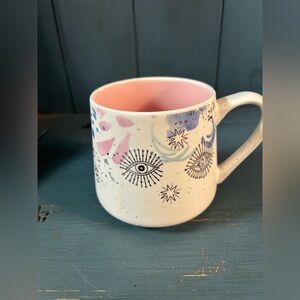 Stay Wild Moon Child Evil Eye Pink and Blue Artistic Mug - 18 Oz.